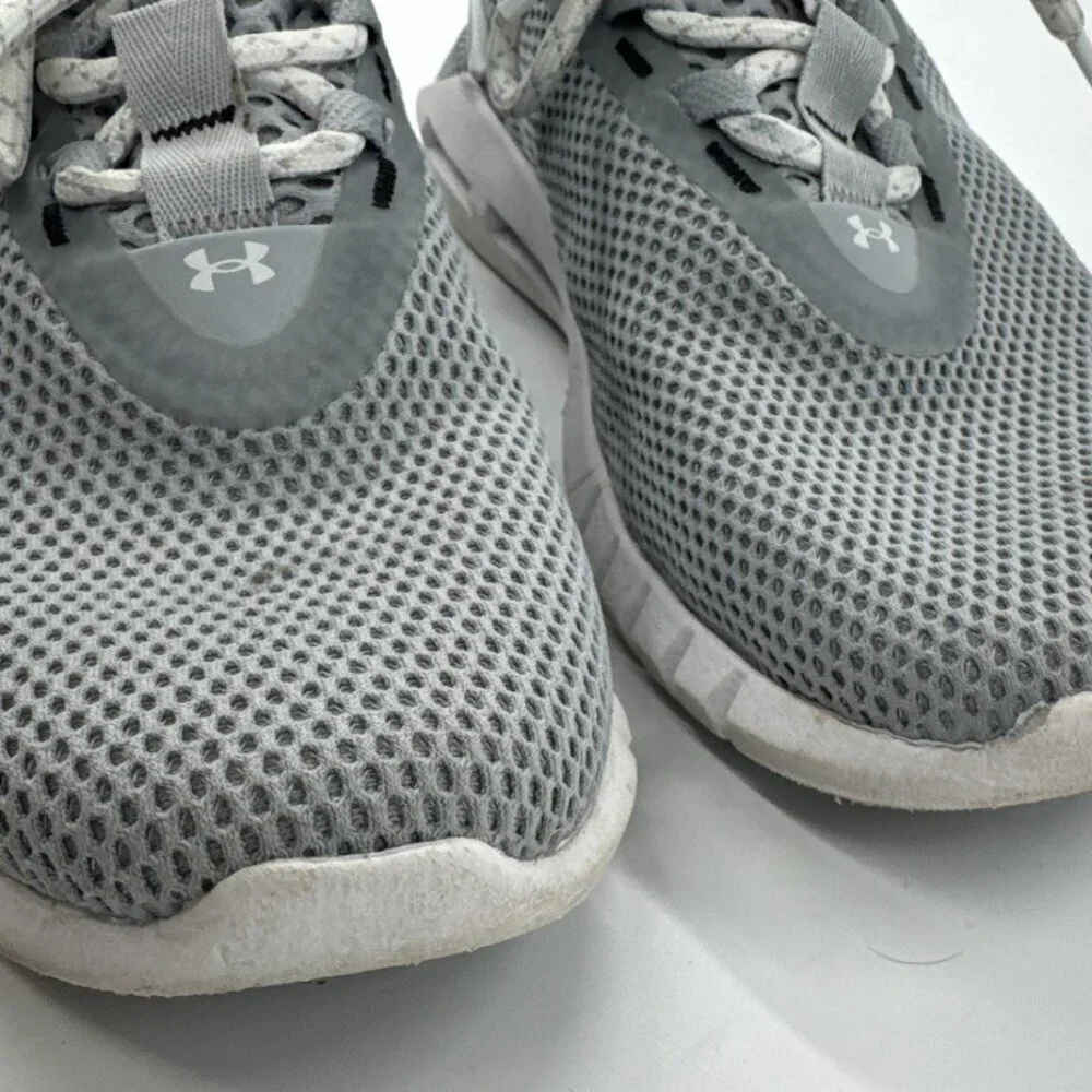 Under Armour HOVR Womens Running Shoes 10 Gray Lightweight Sneakers Gym Mesh